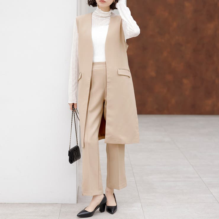 ２点セット】ロングジレセットアップ スーツ[品番：GERW0010902]｜GeeRA（ジーラ）のレディースファッション通販｜SHOPLIST（ショップリスト）