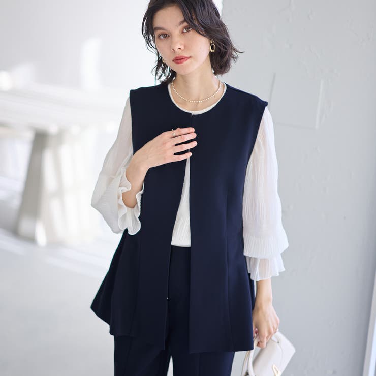 【入卒式/セレモニー】ペプラムベストセットアップスーツ | GeeRA | 詳細画像39 