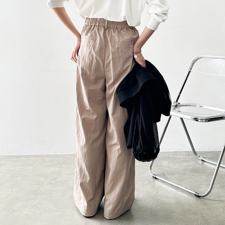 さらとろ素材が嬉しい！ダブルタックワイドイージーパンツ | GeeRA | 詳細画像28 