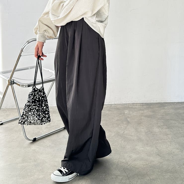 さらとろ素材が嬉しい！ダブルタックワイドイージーパンツ | GeeRA | 詳細画像35 