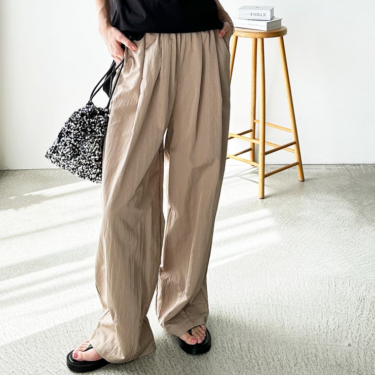 さらとろ素材が嬉しい！ダブルタックワイドイージーパンツ | GeeRA | 詳細画像14 