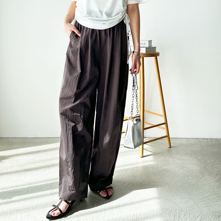 さらとろ素材が嬉しい！ダブルタックワイドイージーパンツ | GeeRA | 詳細画像31 