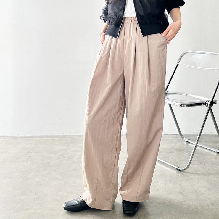 さらとろ素材が嬉しい！ダブルタックワイドイージーパンツ | GeeRA | 詳細画像20 