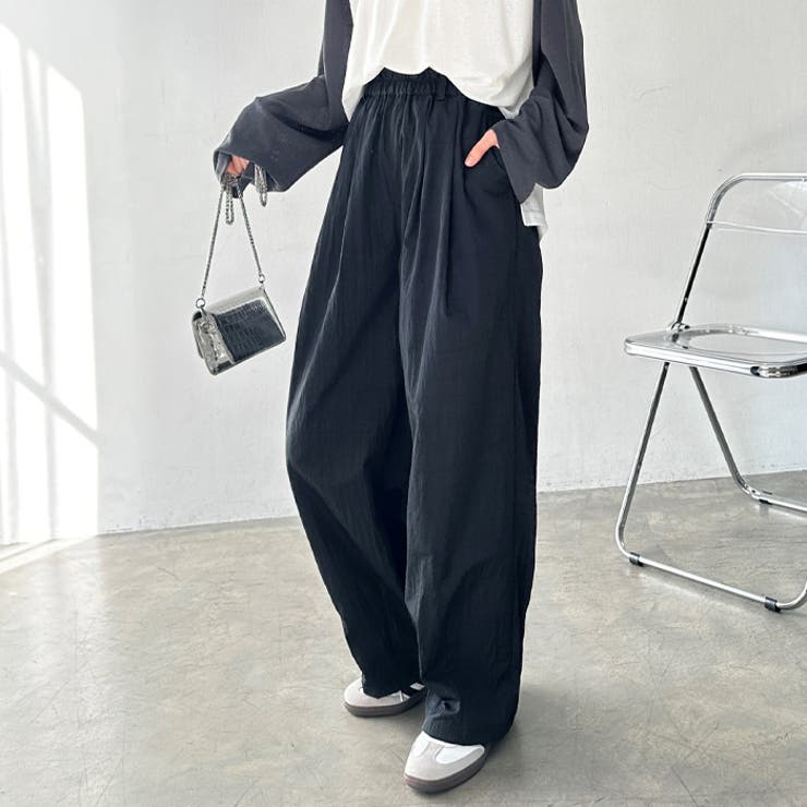 さらとろ素材が嬉しい！ダブルタックワイドイージーパンツ | GeeRA | 詳細画像5 