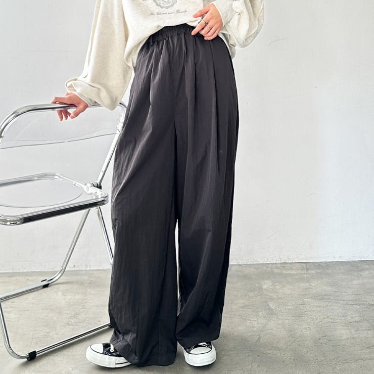 さらとろ素材が嬉しい！ダブルタックワイドイージーパンツ | GeeRA | 詳細画像34 