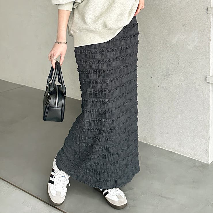 すっきりオシャレ見え！ジャカードレースタイトスカート | GeeRA | 詳細画像23 