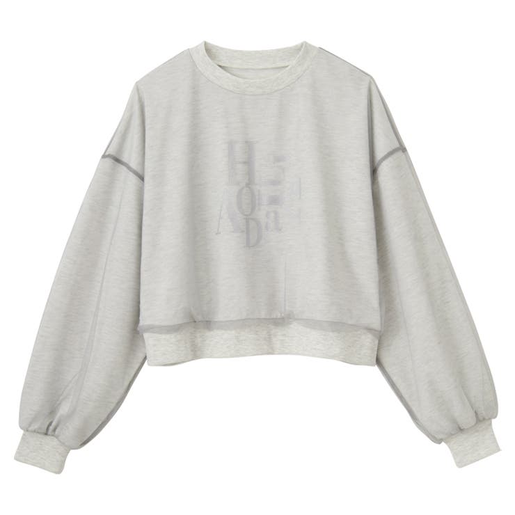 チュールカバー箔プリントスウェット | GeeRA | 詳細画像26 