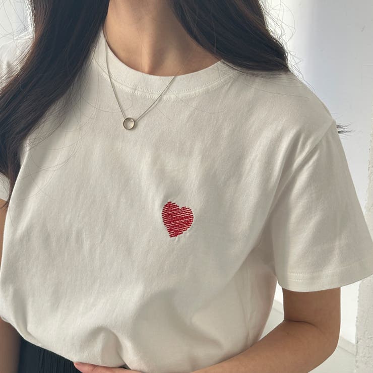 綿１００％アソートワンポイント刺しゅう半袖Ｔシャツ | GeeRA | 詳細画像4 