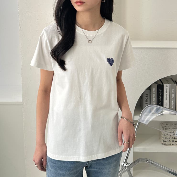 綿１００％アソートワンポイント刺しゅう半袖Ｔシャツ | GeeRA | 詳細画像12 
