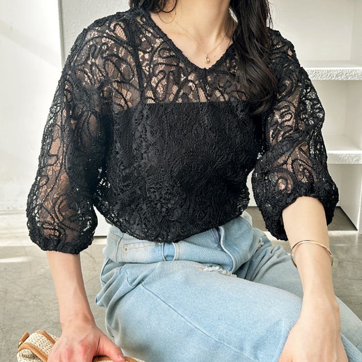 前後２ＷＡＹコードシアーレースプルオーバー | GeeRA | 詳細画像9 