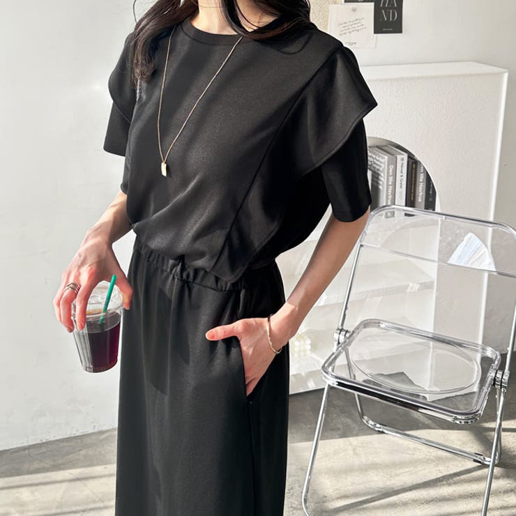 ラッフルフリルショルダーワンピース | GeeRA | 詳細画像10 