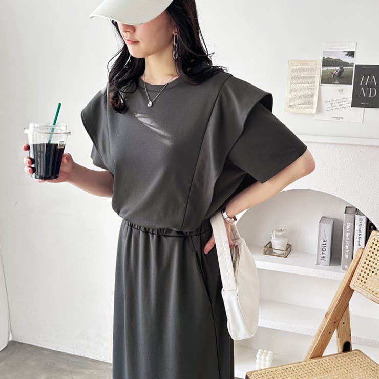 ラッフルフリルショルダーワンピース | GeeRA | 詳細画像12 