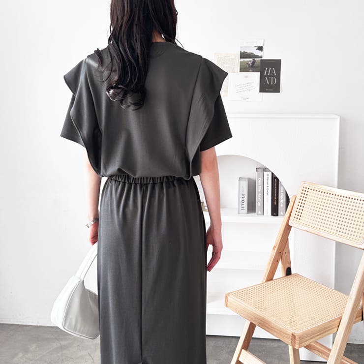 ラッフルフリルショルダーワンピース | GeeRA | 詳細画像14 