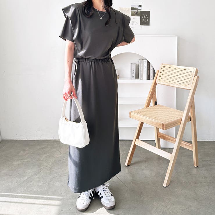 ラッフルフリルショルダーワンピース | GeeRA | 詳細画像16 