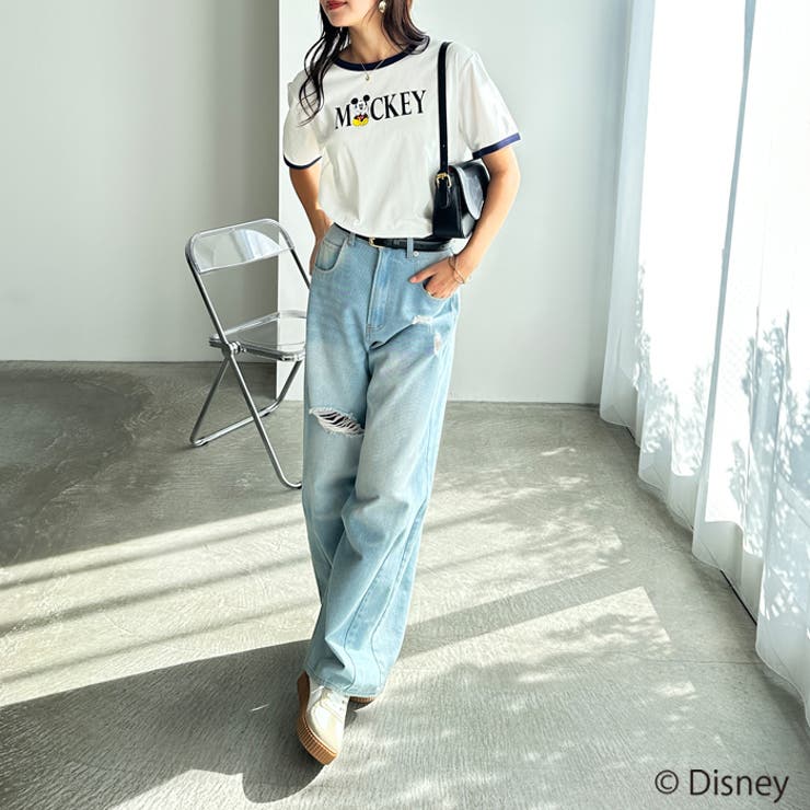 【FIRST MOOD】【Ｄｉｓｎｅｙ】別注リンガープリントＴシャツ | GeeRA | 詳細画像5 