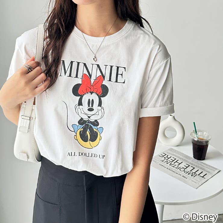 ミニー×オフホワイト | 【FIRST MOOD】【Ｄｉｓｎｅｙ】別注ヴィンテージプリントＴシャツ | GeeRA