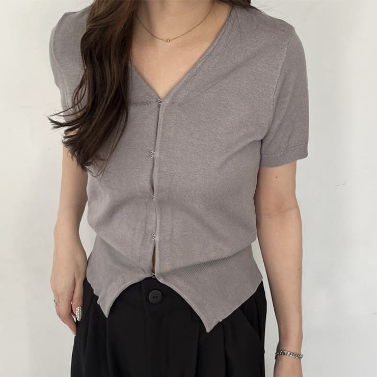 【nelliy.】ホックデザインサマーカーディガン | GeeRA | 詳細画像3 