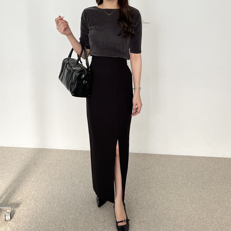 【nelliy.】ベロアバックオープンカットソー | GeeRA | 詳細画像29 