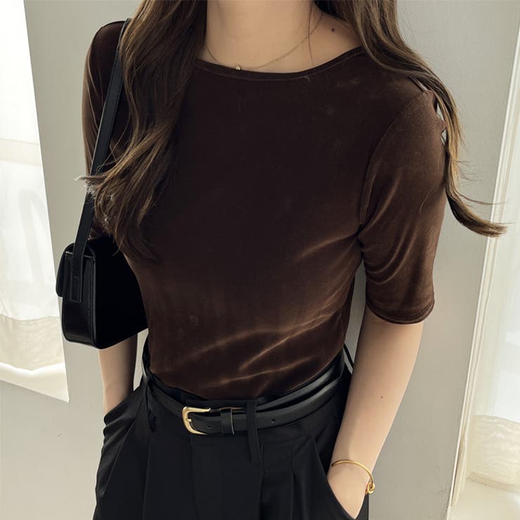 【nelliy.】ベロアバックオープンカットソー | GeeRA | 詳細画像33 