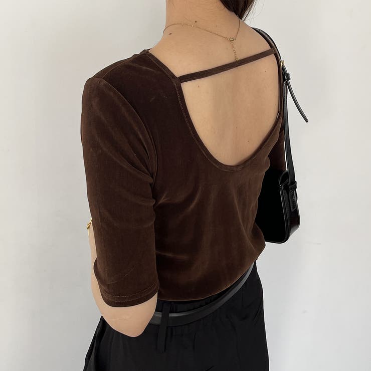 【nelliy.】ベロアバックオープンカットソー | GeeRA | 詳細画像42 