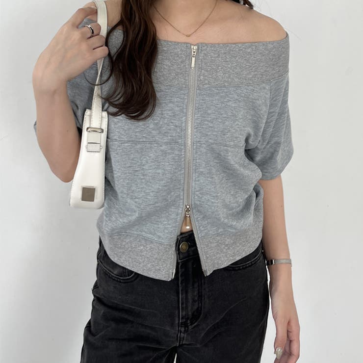 【nelliy.】ＺＩＰオフショルカットソー | GeeRA | 詳細画像14 