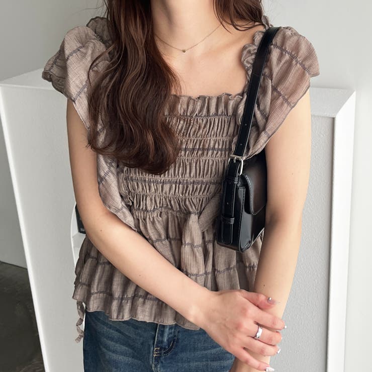 【nelliy.】フリルシャーリングブラウス | GeeRA | 詳細画像32 