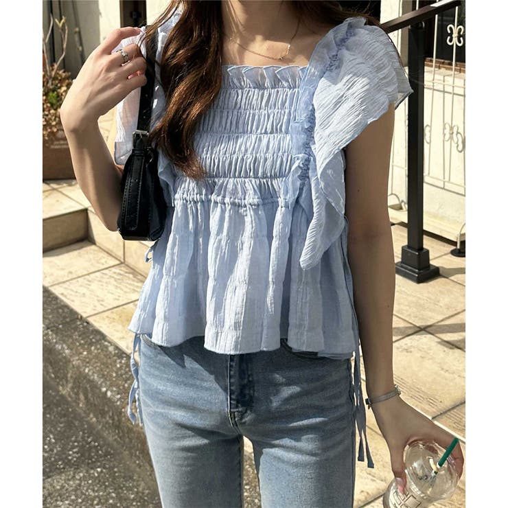 【nelliy.】フリルシャーリングブラウス | GeeRA | 詳細画像11 