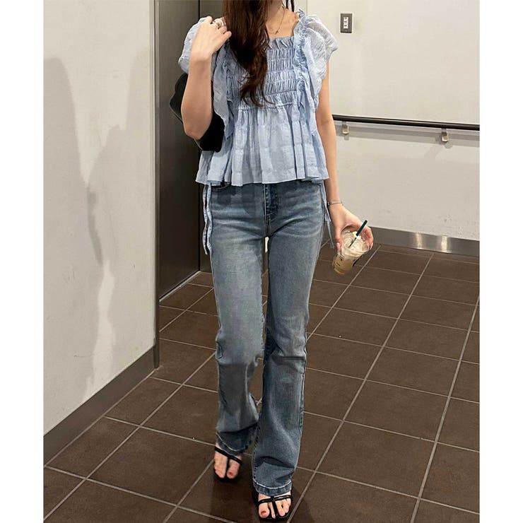 【nelliy.】フリルシャーリングブラウス | GeeRA | 詳細画像13 