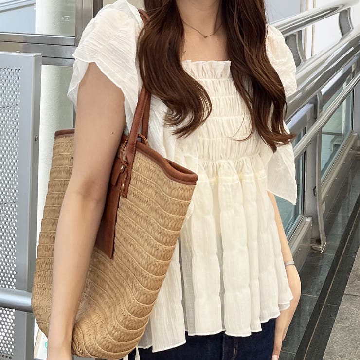 【nelliy.】フリルシャーリングブラウス | GeeRA | 詳細画像24 