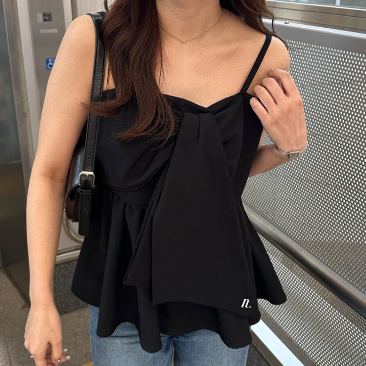 【nelliy.】ペプラムリボンキャミ | GeeRA | 詳細画像8 