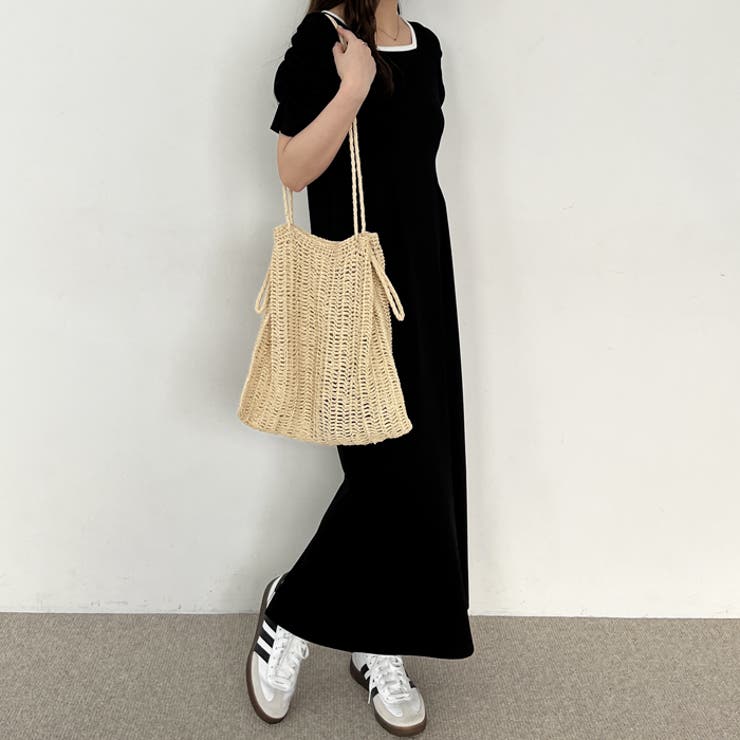 【nelliy.】バックオープン配色リブワンピース | GeeRA | 詳細画像16 