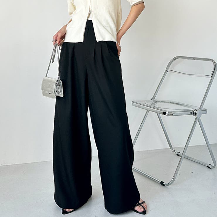 ３タックボリュームワイドパンツ | GeeRA | 詳細画像4 