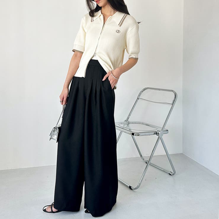 ３タックボリュームワイドパンツ | GeeRA | 詳細画像5 