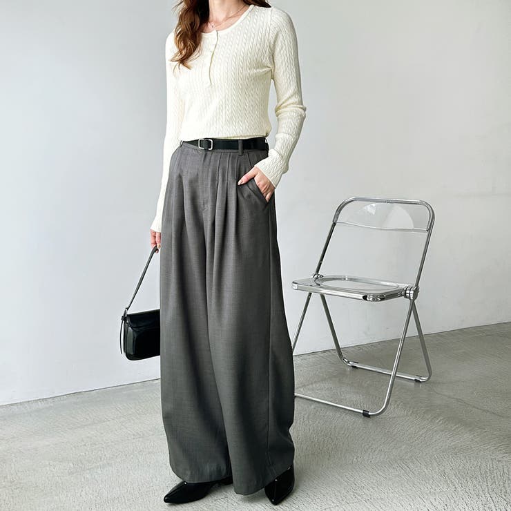 ３タックボリュームワイドパンツ | GeeRA | 詳細画像33 