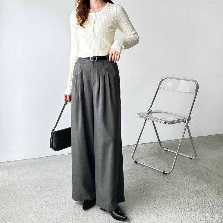 ３タックボリュームワイドパンツ | GeeRA | 詳細画像34 