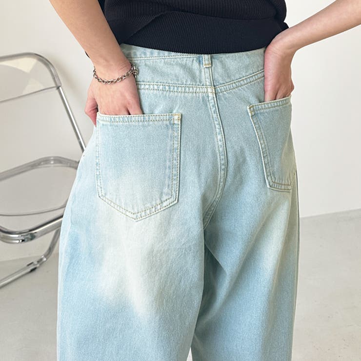 ダブルタックワイドデニムパンツ | GeeRA | 詳細画像19 