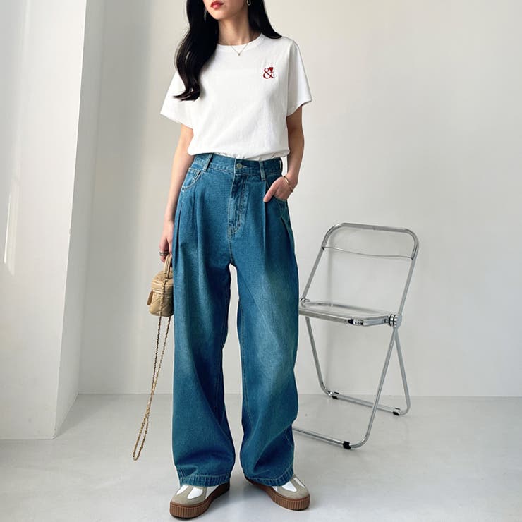 ダブルタックワイドデニムパンツ | GeeRA | 詳細画像27 