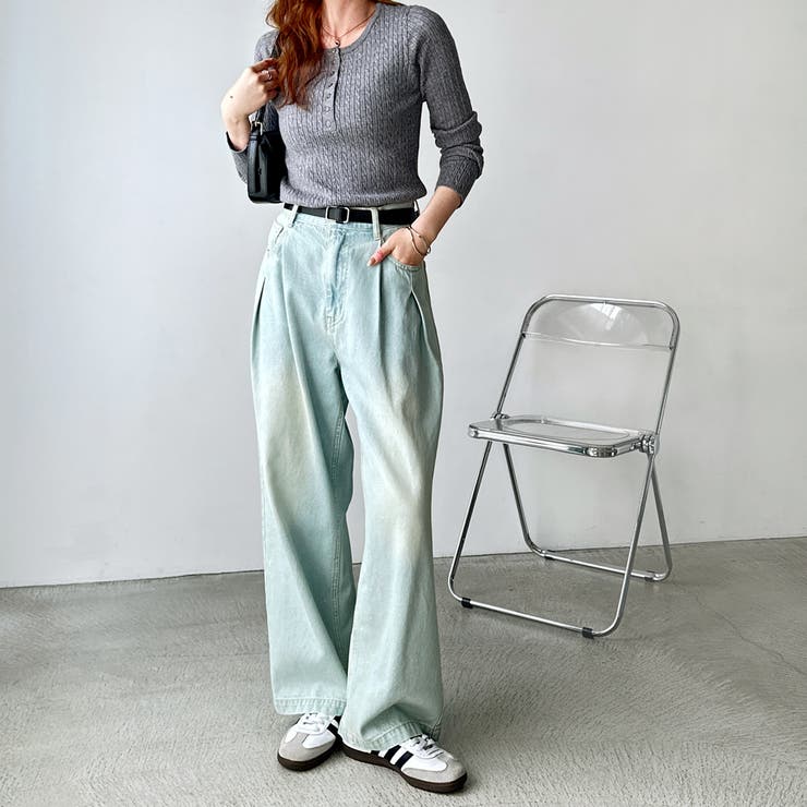 ダブルタックワイドデニムパンツ | GeeRA | 詳細画像22 