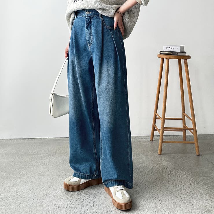 ダブルタックワイドデニムパンツ | GeeRA | 詳細画像29 