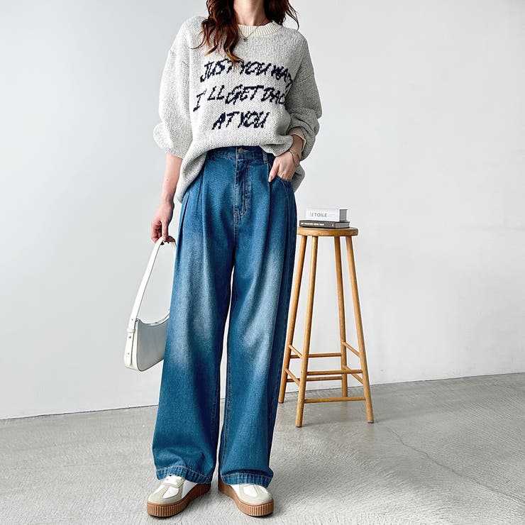 ダブルタックワイドデニムパンツ | GeeRA | 詳細画像31 