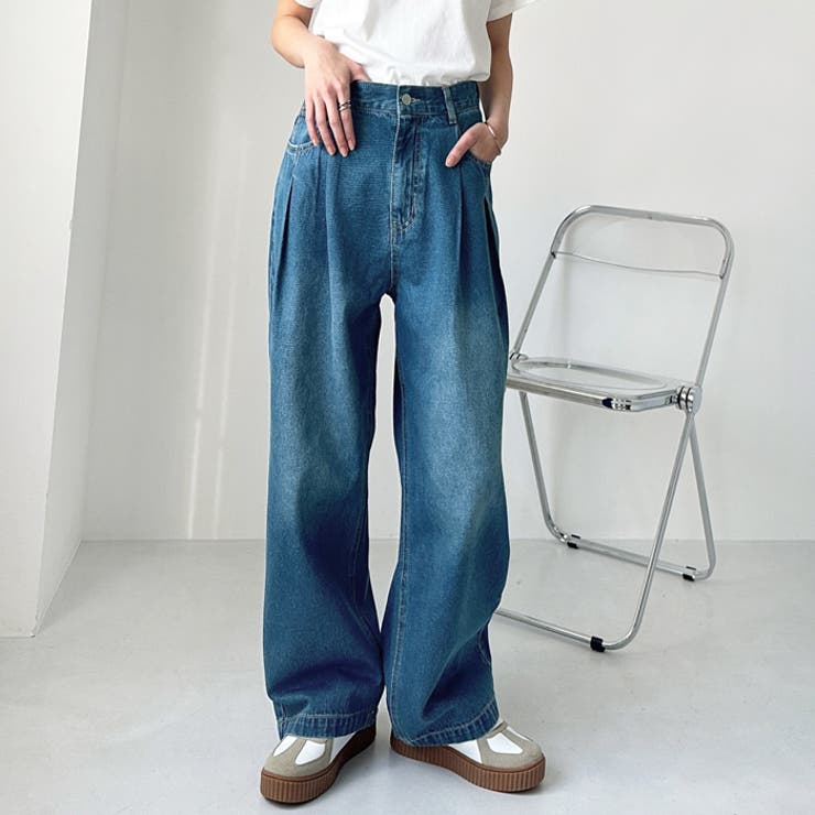 ダブルタックワイドデニムパンツ | GeeRA | 詳細画像23 