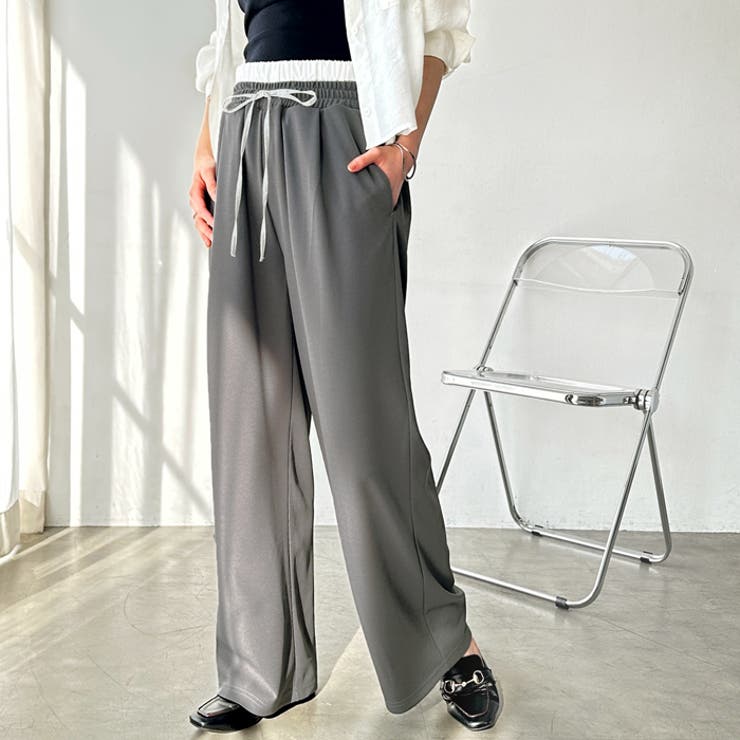 キレイ見え！ダブルウエストイージーパンツ | GeeRA | 詳細画像17 