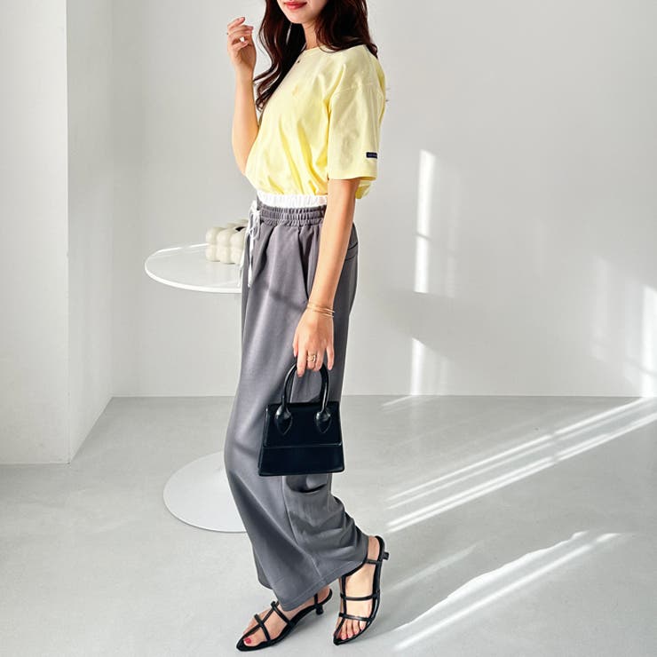 キレイ見え！ダブルウエストイージーパンツ | GeeRA | 詳細画像23 