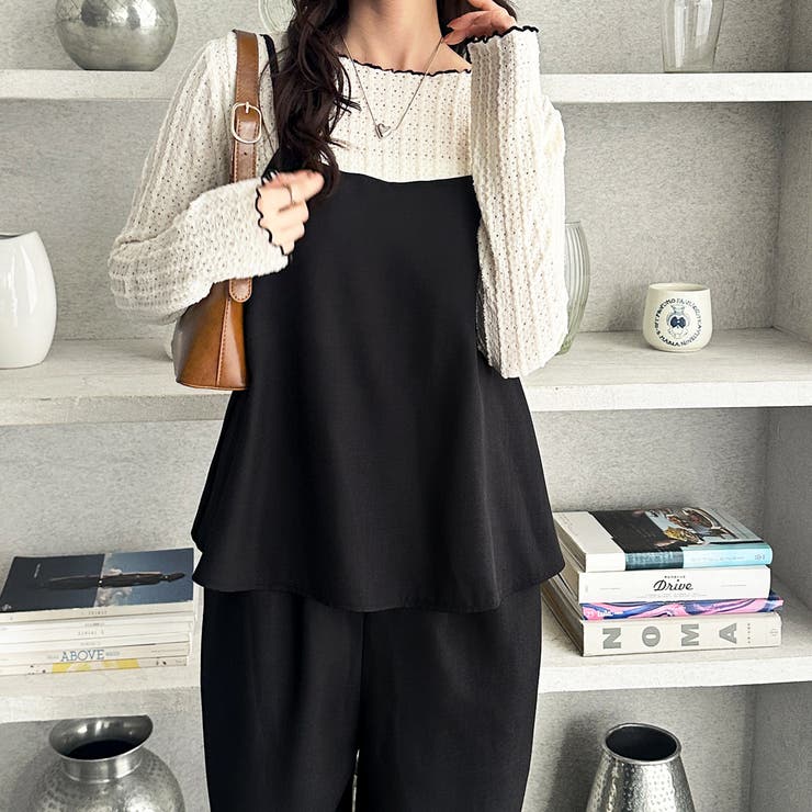 セットアップ風キャミソールサロペット | GeeRA | 詳細画像16 