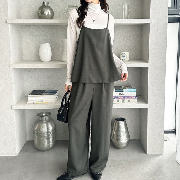 セットアップ風キャミソールサロペット | GeeRA | 詳細画像29 