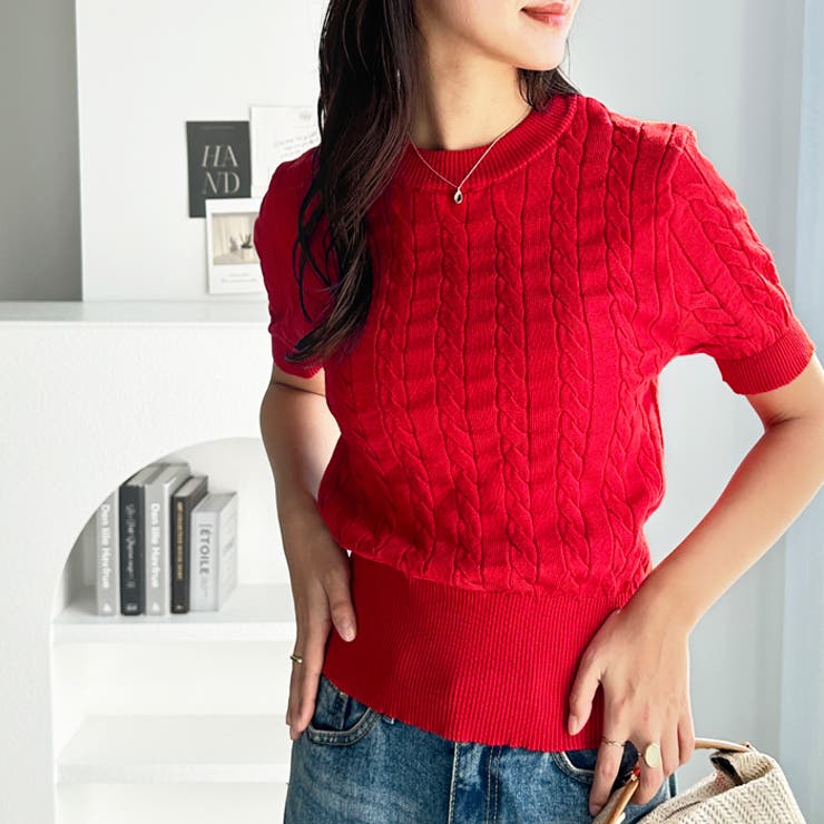 Ivory】HAKUJI Organic cotton Half-Sleeve Pullove シャツ