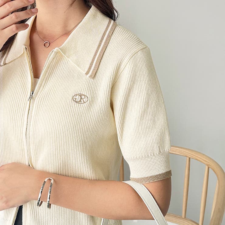 衿付ダブルジップカーデ | GeeRA | 詳細画像16 