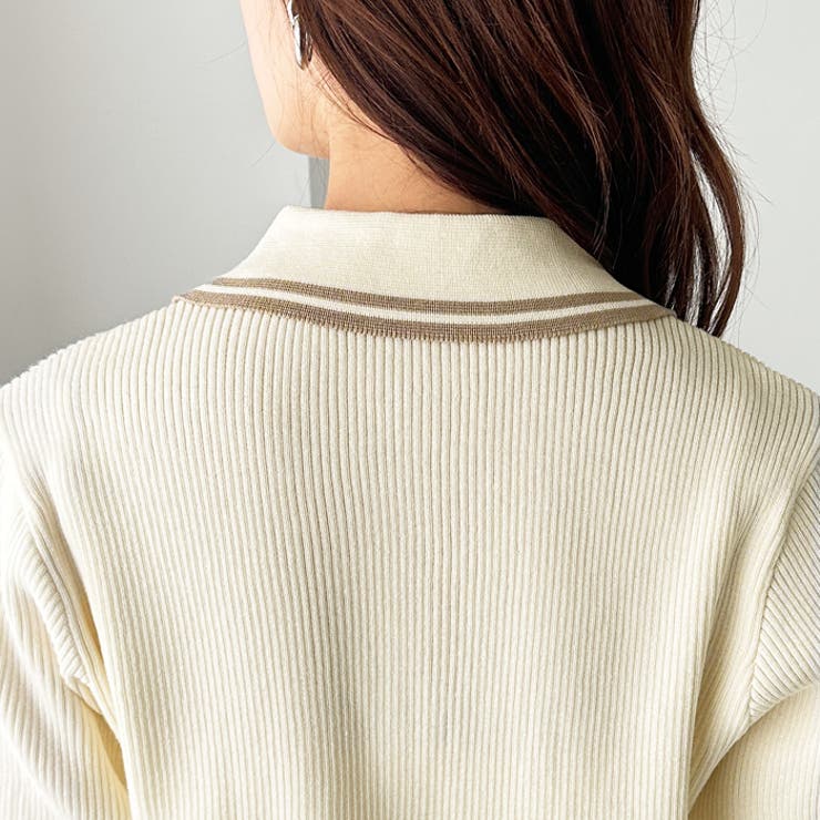 衿付ダブルジップカーデ | GeeRA | 詳細画像19 