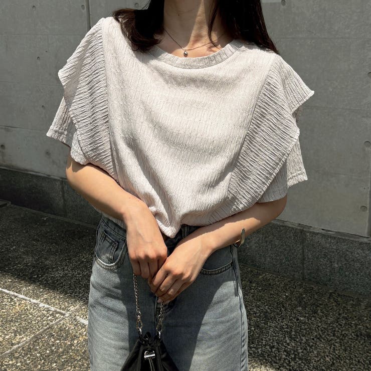 OHGA RUFFLE SHOULDER ラッフルショルダー