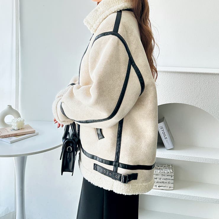 フェイクムートンジャケットブルゾン | GeeRA | 詳細画像12 